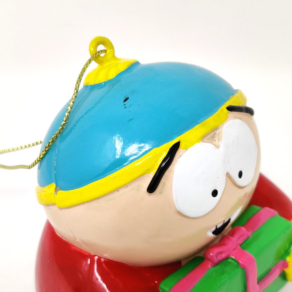 Vtg Comedy Partners 2005 South Park Cartman Holding Present Christmas Ornament - Picture 14 of 15